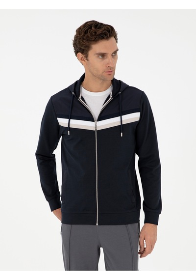 Lacivert Regular Fit Sweatshirt
