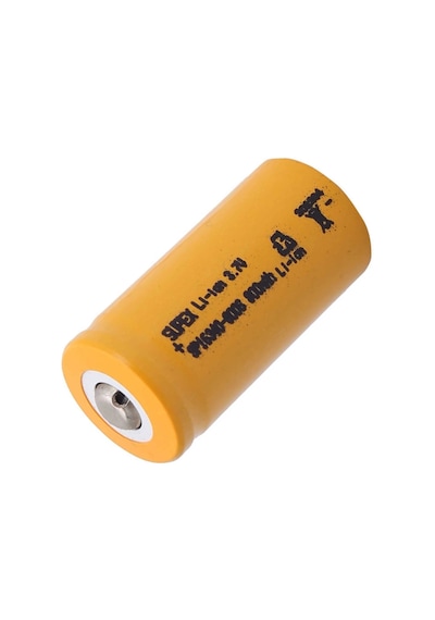 Supex 16340 3.7v 800mah Li-ion Şarjlı Pil Başlı