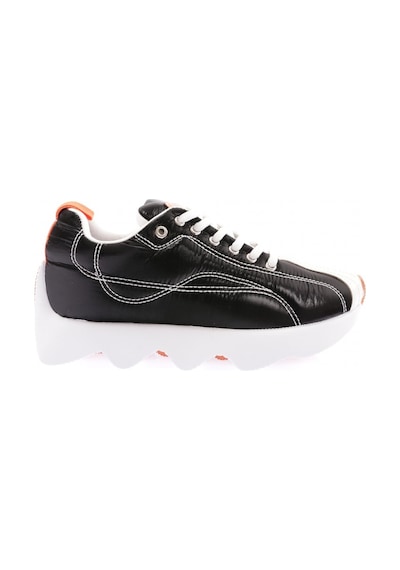 Dgn 805-23y Kadin Kalin Taban Sneakers Ayakkabi 805-2008-R1534 Siyah
