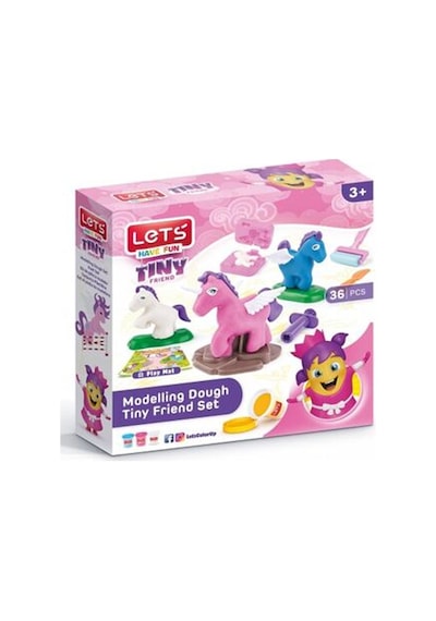 Lets Oyun Hamuru Tiny Minik Arkadaşım Seti 75 Gr 36 Parça L8494 Çok Renkli