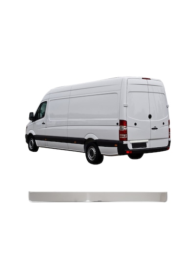 Mercedes Sprinter W906 Uyumlu 2006-2018 Krom Bagaj Çıtası Paslanmaz  Çelik