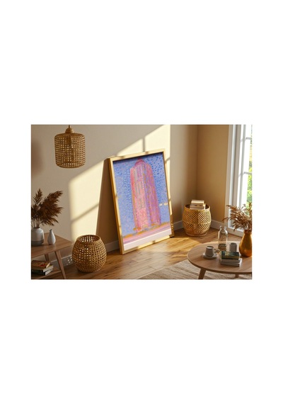 Mondrian Westkapelle'deki Deniz Feneri Çerçevesiz Poster 21x30 Cm A4 Tablo Modern Sanat Duvar Dekoru