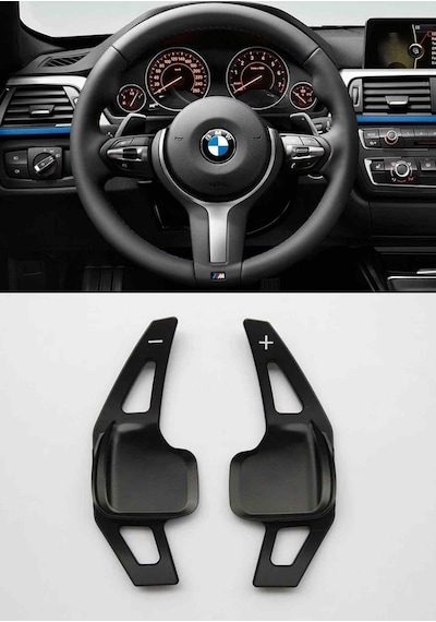 Bmw F15 M Direksiyon F1 Vites Kulakçık 2013-2018 Arası Siyah