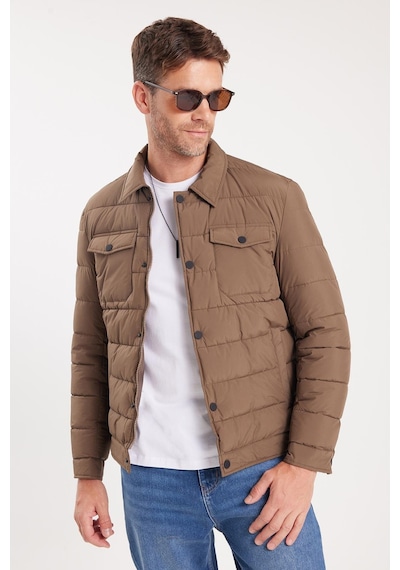 Tudors Erkek Regular Fit Klasik Kesim Çift Cepli Çıtçıt Kapamalı Kahverengi Mont-41603 Kahverengi Tudors Erkek Regular Fit Klasik Kesim Çift Cepli Çıtçıt Kapamalı Kahverengi Mont-41603 Kahverengi