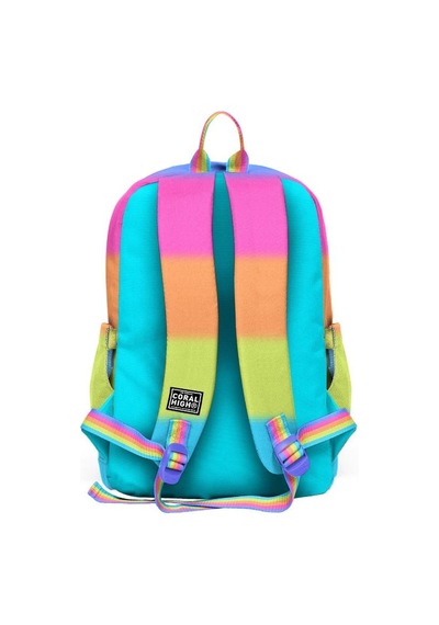 Coral High Goshopya Renkli Çizgili 3 Lü Okul Çanta Seti Goset0123770 Çok Renkli