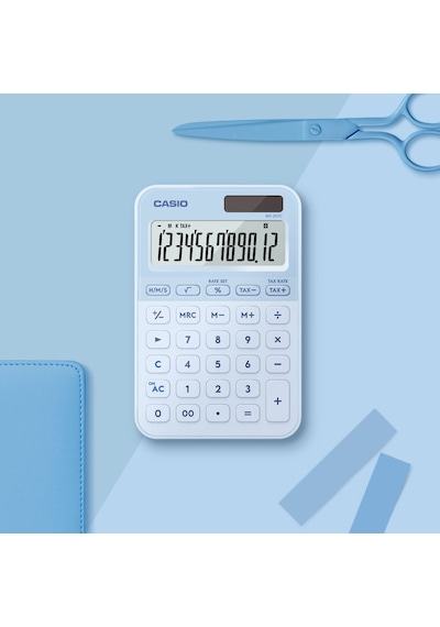 Casio Ms-20yc-lb-w-dp Hesap Makinesi Desktop Gri - Siyah