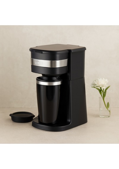 Filtre Kahve Makinesi 700w 400ml Portatif Çelik Bardak Renkli