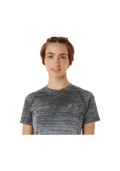 Asics SEAMLESS SS TOP Gri Women Kısa Kollu Tshirt 2012C385-020