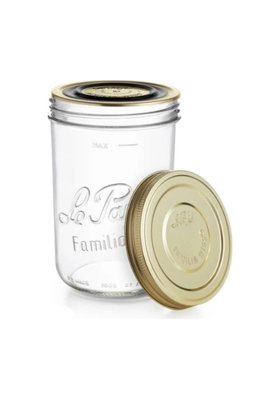 Familia Wiss 1000 Ml / 1 L Cam Saklama Ve Konserve Kavanozu, Kahve Ve Kuru Gıda İçin, Çift Kapaklı Vakumlu Kapatma Sistemi Çok Renkli