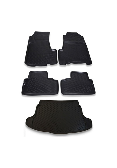 Honda Crv Suv 2007-2013 Paspas ve Bagaj Havuzu Seti Siyah