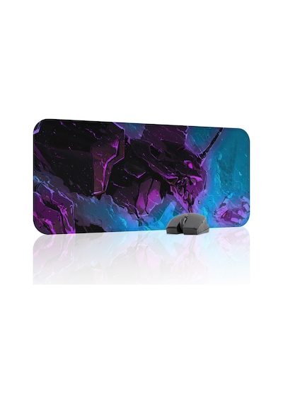 Neon Genesis Evangelion Dikişli Kauçuk Oyuncu Mousepad V1 - 70x30 Xl Gaming Mouse Pad