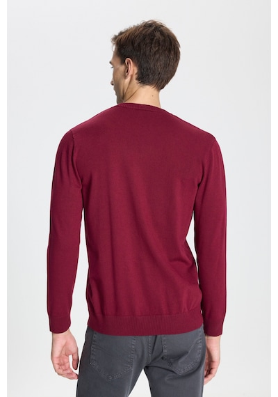 AC&Co / Altınyıldız Classics Erkek Bordo Standart Fit Normal Kesim Bisiklet Yaka Triko Kazak Bordo AC&Co / Altınyıldız Classics Erkek Bordo Standart Fit Normal Kesim Bisiklet Yaka Triko Kazak Bordo