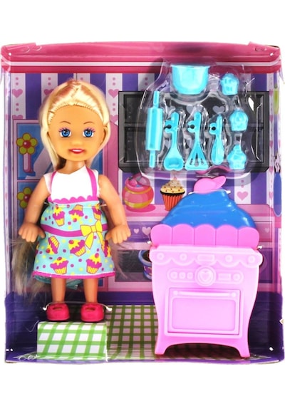 Cute Doll Mini Bebek Mutfak Oyun Seti