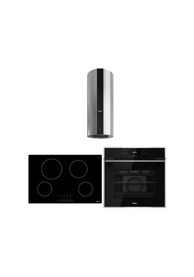 Teka HLB 840 SS BK - TB 770 - CC 485 Siyah Ankastre Set