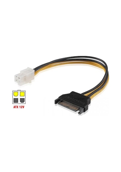 30 cm 15 pin erkek sata to 4 pin kablo 15 pin sata to 4 pin 12v power kablo