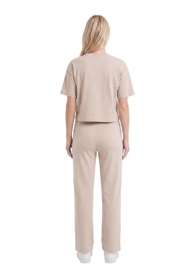 Cottonhıll Premium - Sway Collection Vizon Yüksek Bel Modal Hamile Kadın Pantolon