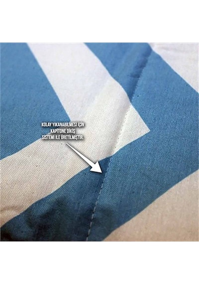 Kiddy's Teepee Mat - Mavi Zigzag