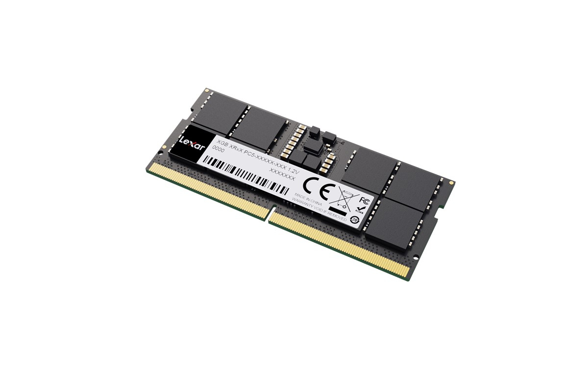 Lexar Ram Nb Ddr5 Sodımm 16gb 262 Pın 4800mbps Cl40 1.1v- Blıster Package Ld5ds016g-b4800gsst