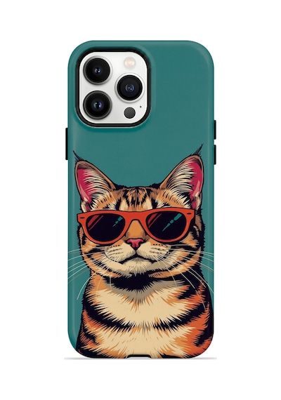 Velvoria Valestra Gözlüklü Cool Kedi Apple iPhone Uyumlu 13 Pro Max Magsafe Koruma Kılıfı Valestra Magline - Gözlüklü Cool Kedi Velvoria Valestra Gözlüklü Cool Kedi Apple iPhone Uyumlu 13 Pro Max Magsafe Koruma Kılıfı Valestra Magline - Gözlüklü Cool Kedi