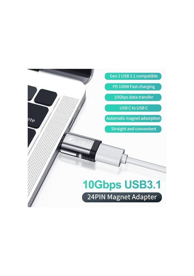 Usb-c Adaptör Pd 100w 5a Hızlı Şarj Thunderbolt 3