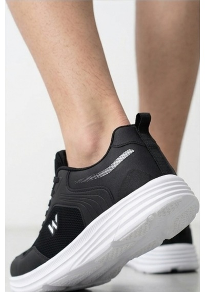 Comfy Step Siyah Beyaz Günlük Spor Sneaker Kaymaz Taban Konfor Serisi Erkek Ayakkabı Siyah - Beyaz Comfy Step Siyah Beyaz Günlük Spor Sneaker Kaymaz Taban Konfor Serisi Erkek Ayakkabı Siyah - Beyaz