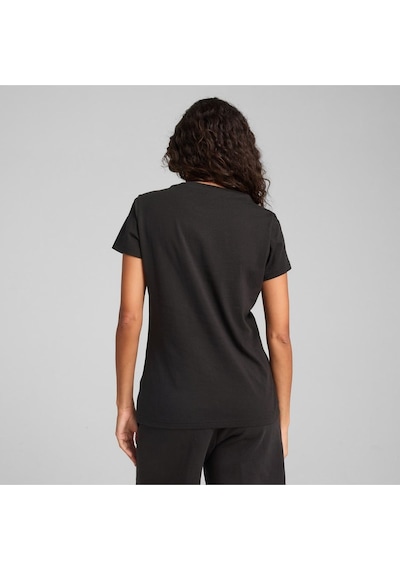 Puma Essentials Script Kadın Siyah Tişört 684982-01 Siyah