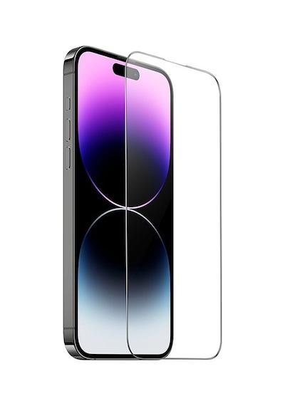 Hoco 9d Apple iPhone 15 Pro Uyumlu Tempered Kırılmaz Cam Ekran Koruyucu