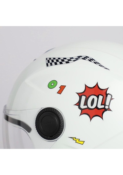 Acerbis Jer Brezza 22.06 Çocuk Açık Kask Beyaz