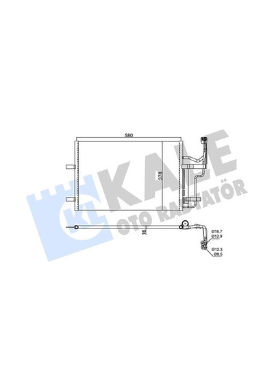 Kale Klıma Radyatoru Mazda 3 2003-2009 Mazda 5 2005-2009 Klr-382530