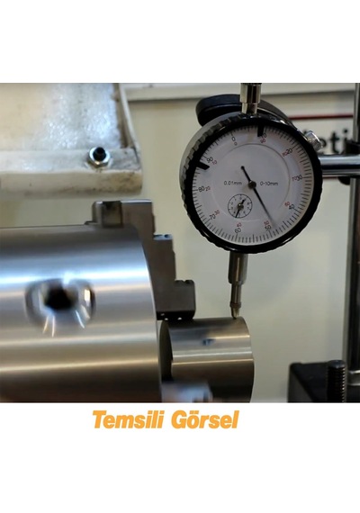 Mekanik Analog İbreli Kulaklı Komparatör Saati 0.1 Mm-10 Mm Mekanik Kadranlı Çevrimli Ölçüm Ayaksız