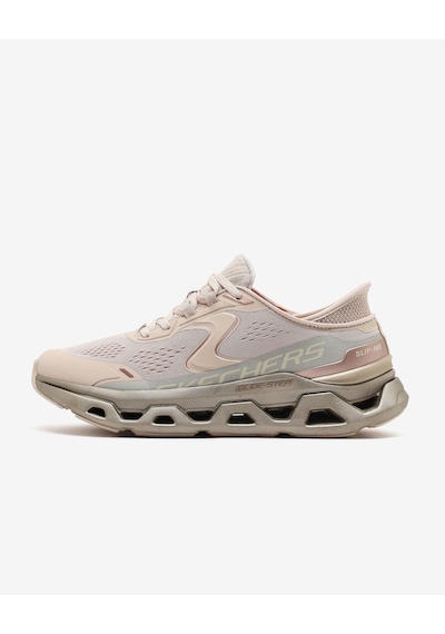 Skechers Glıde-step Altus - Starlıght Shıne Kadın Natürel/altın Spor Ayakkabı 150514 Ntgd Bej