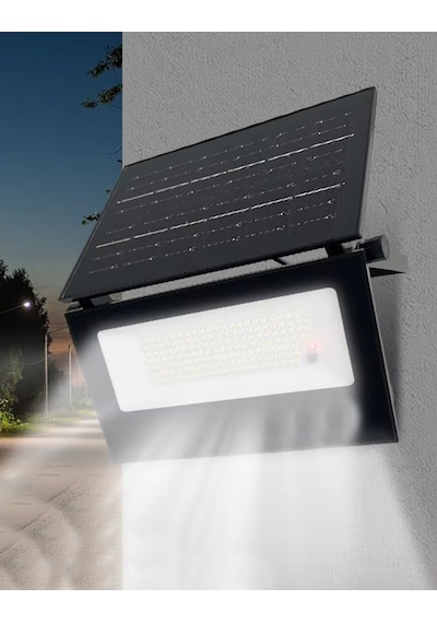 60 Watt Solar Led Projektör - Güneş Enerjili Solar Bahçe Lambası İp67