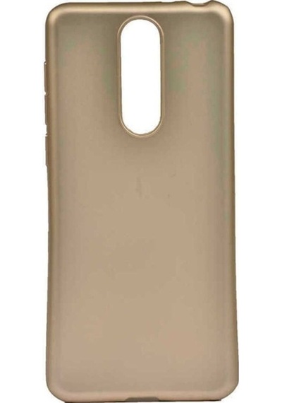 Alcatel 3 2019 Kılıf Zore Premier Silikon Kapak Gold