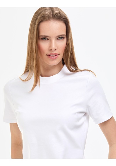 Pierre Cardin Kadın Beyaz Tişört Basic 50323570-vr013