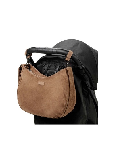 Bebek Bakım Çantası Moon Bag Suede Caramel Caramel