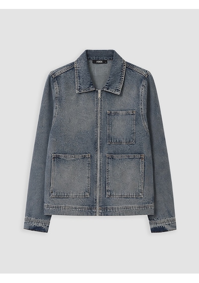 LC Waikiki Lc Waıkıkı İndigo Regular Fit Erkek Jean Ceket