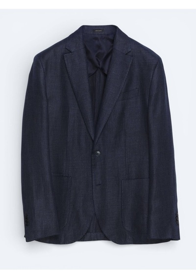 Kip Renkli Mikro Modern Fit Yün Karışımlı Ceket Renkli