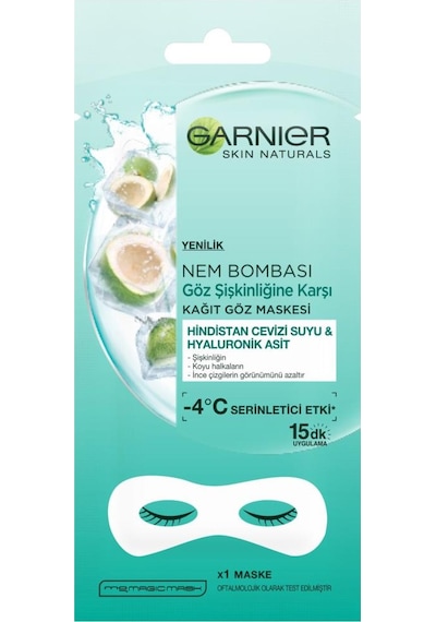 Garnier Göz Şişkinliğine Karşı Kağıt Göz Maskesi 1 Adet