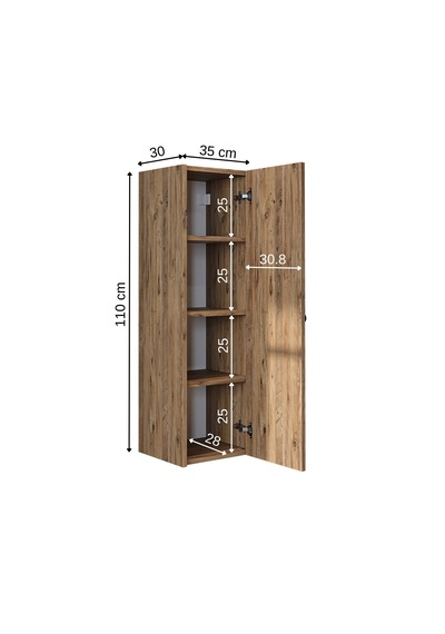 Ada Banyo Dolabı Mat Suntalam 110 Cm Banyo Boy Dolabı Atlantik Atlantik Çam Ada Banyo Dolabı Mat Suntalam 110 Cm Banyo Boy Dolabı Atlantik Atlantik Çam