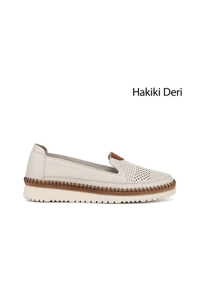 Gönderi(R) Gönderi R Kadın Bej Hakiki Deri Comfort Ayakkabı Ddza84842846 Bej