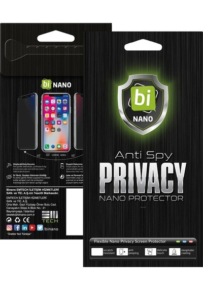 BİNANO EXTREME PRIVACY Apple Uyumlu   iPhone 14 PRO NANO EKRAN KO