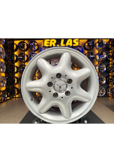 4 Adet Mercedes  6 15 5 112 Et31 66.6 Sılver Jant Revize Edilmiş Takım