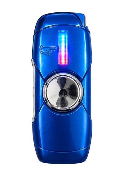 Hunter Tek Torch Pürmüz Mavi I Love You Design Metal Puro Çakmağı & Stres Çarkı Ack073