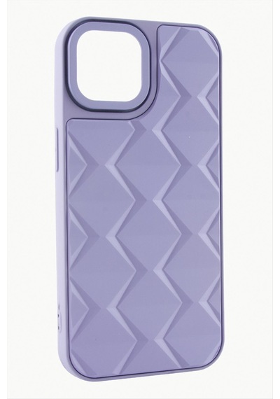 Apple iPhone Uyumlu 12 Pro Prizma Desenli Lüx Liza Kılıf Lila