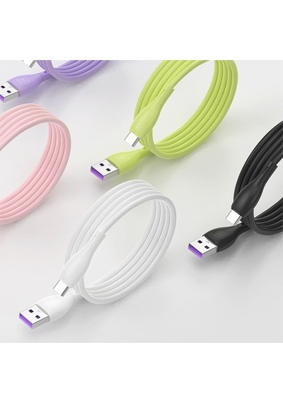 Kuulaa Liquid Silicone Usb Type C Qc3.0 Hızlı Şarj Kablosu 1Metr