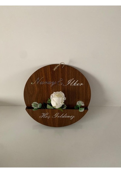 Hoş Geldiniz Kişiye Özel Kapı Süsü
