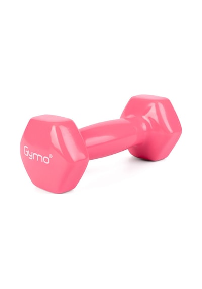 Gymo Hex Shape Vinil Dambıl 2x1kg Pembe