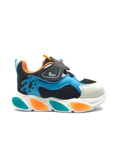 Cool Luna Işıklı Ortopedik Çocuk Spor Ayakkabı Siyah