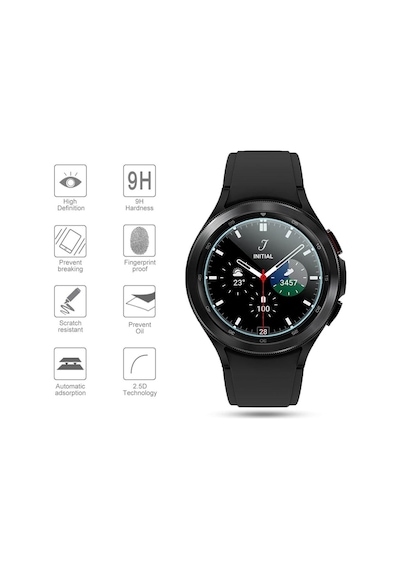Samsung Uyumlu Gear S3 Frontier Ekran Koruyucu Şeffaf Nano Cam 2 Adet
