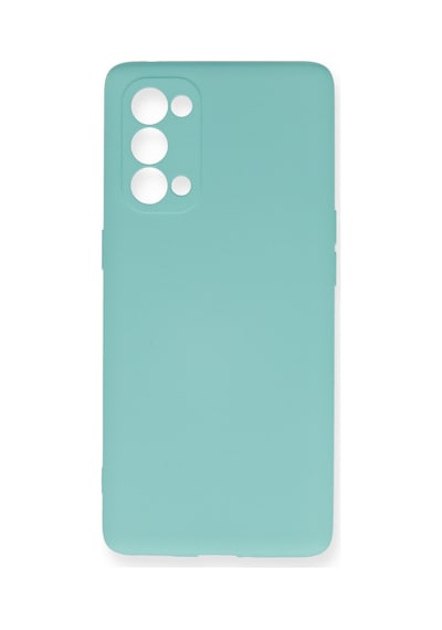 Oppo Reno 5 Pro Uyumlu Kılıf Nano İçi Kadife Silikon - Turkuaz